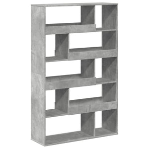 Βιβλιοθήκη/Διαχωριστικό Χώρου Γκρι 100x33x156,5 εκ. Επεξ. Ξύλο
