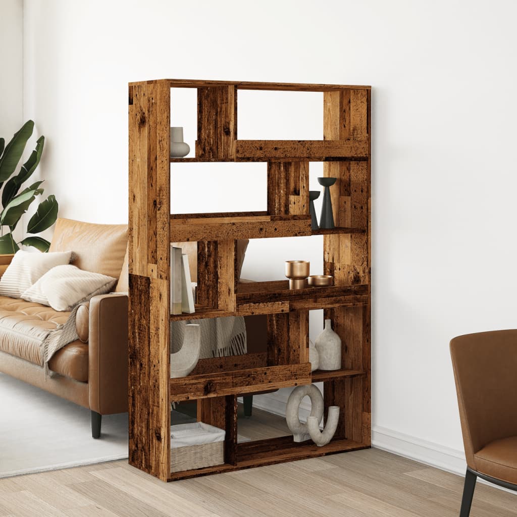 Βιβλιοθήκη/Διαχωριστικό Χώρου 100x33x156,5 εκ. Επεξ. Ξύλο - Pakobazaar