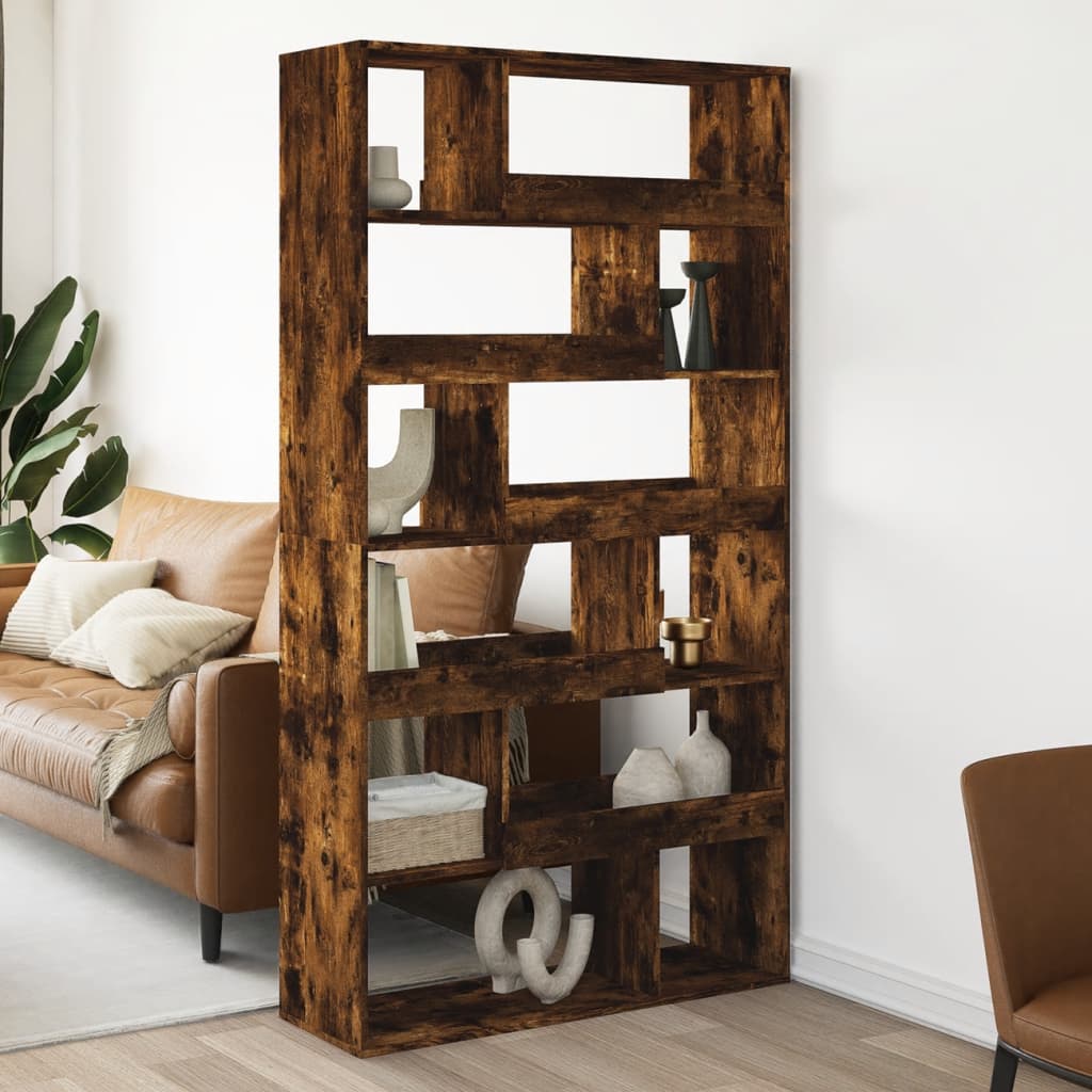 Βιβλιοθήκη/Διαχωριστικό Χώρου Δρυς 100x33x187,5 εκ. Επεξ. Ξύλο