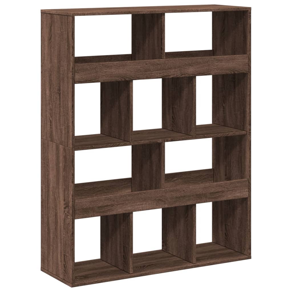 Βιβλιοθήκη/Διαχωριστικό Χώρου Δρυς 100x33x125,5 εκ. Επεξ. Ξύλο
