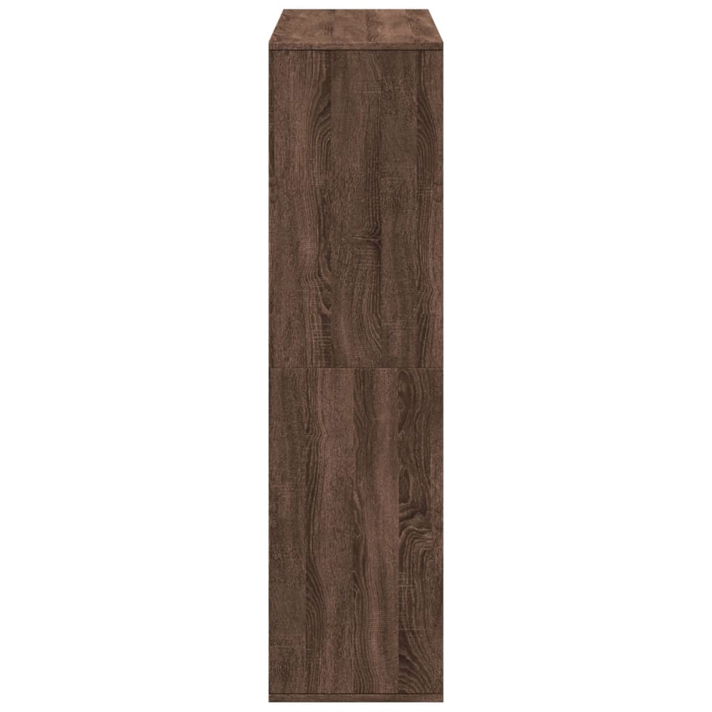Βιβλιοθήκη/Διαχωριστικό Χώρου Δρυς 100x33x125,5 εκ. Επεξ. Ξύλο