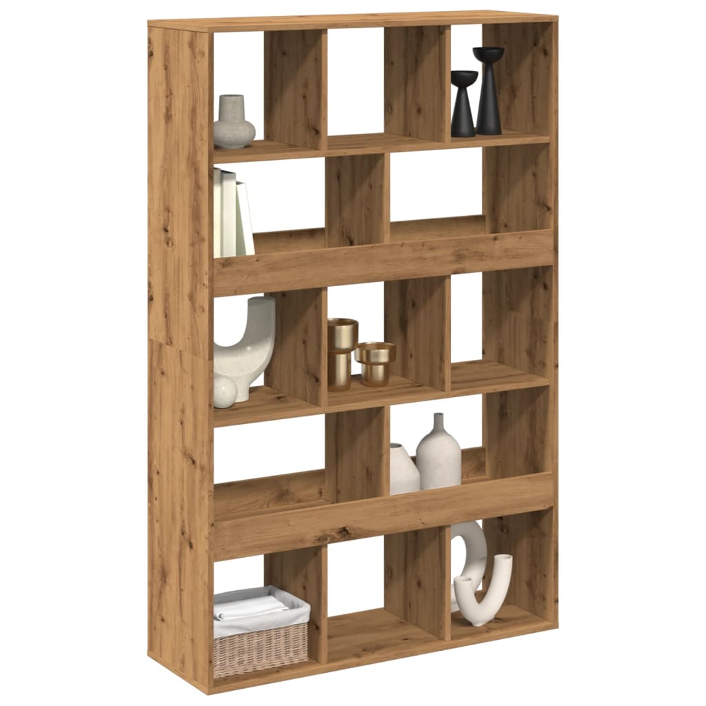 Βιβλιοθήκη/Διαχωριστικό Χώρου Δρυς 100x33x156,5 εκ. Επεξ. Ξύλο