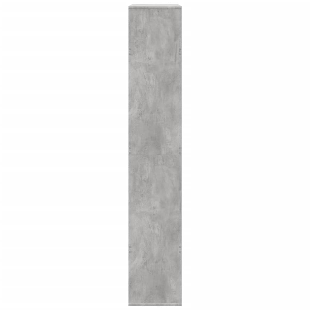 Βιβλιοθήκη/Διαχωριστικό Χώρου Γκρι 100x33x187,5 εκ. Επεξ. Ξύλο - Pakobazaar