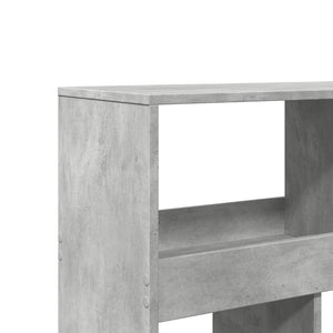 Βιβλιοθήκη/Διαχωριστικό Χώρου Γκρι 100x33x187,5 εκ. Επεξ. Ξύλο - Pakobazaar