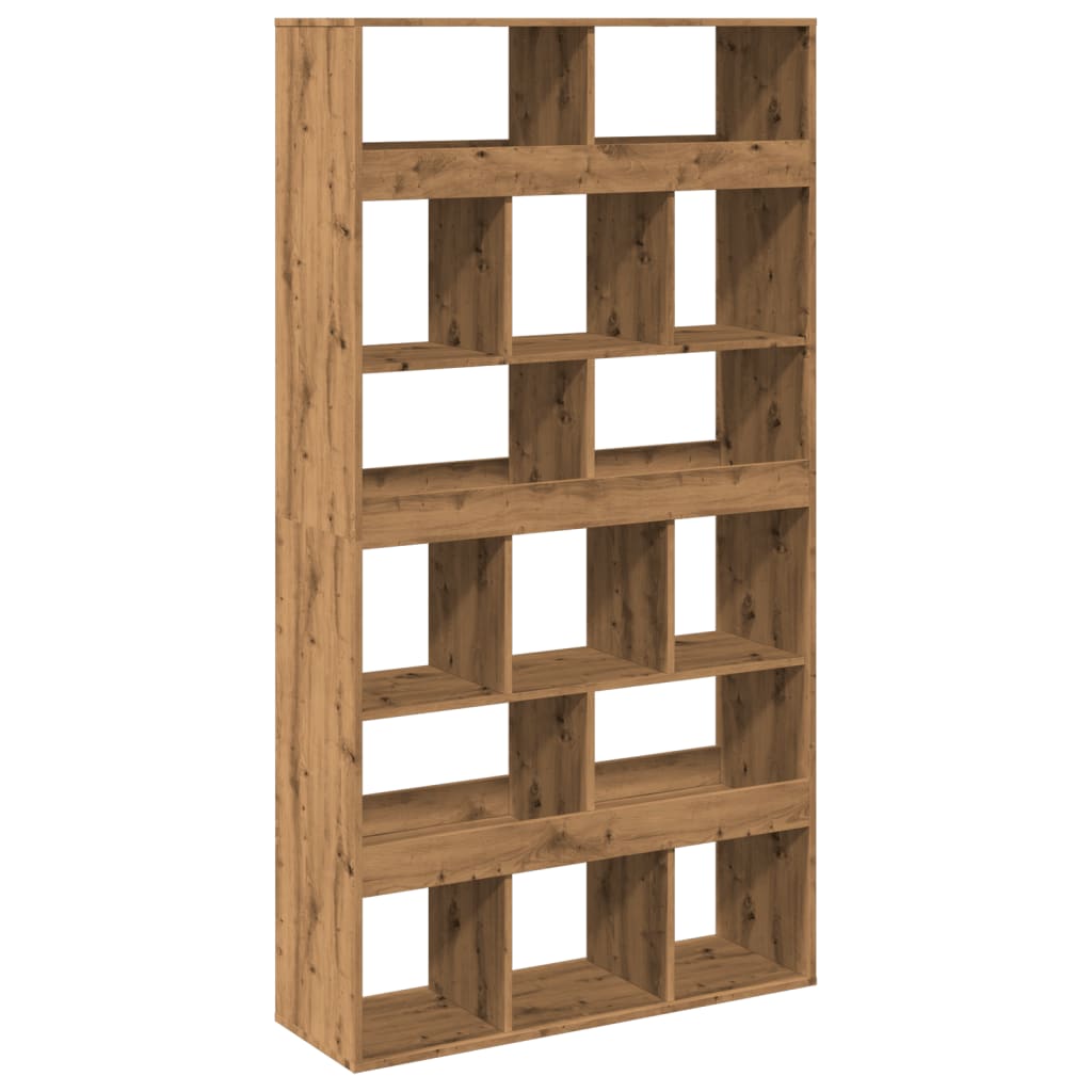 Βιβλιοθήκη/Διαχωριστικό Χώρου Δρυς 100x33x187,5 εκ. Επεξ. Ξύλο - Pakobazaar