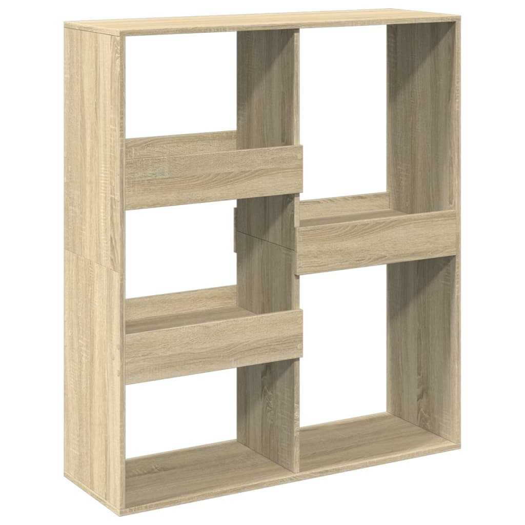 Βιβλιοθήκη/Διαχωριστικό Χώρου Δρυς 100x33x115 εκ. Επεξ. Ξύλο