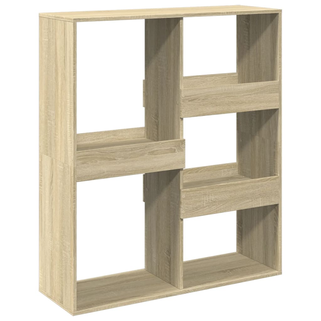Βιβλιοθήκη/Διαχωριστικό Χώρου Δρυς 100x33x115 εκ. Επεξ. Ξύλο