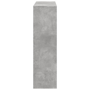 Βιβλιοθήκη/Διαχωριστικό Χώρου Γκρι 100x33x115 εκ. Επεξ. Ξύλο