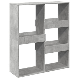 Βιβλιοθήκη/Διαχωριστικό Χώρου Γκρι 100x33x115 εκ. Επεξ. Ξύλο