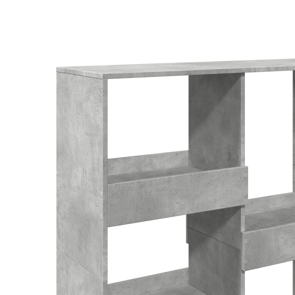 Βιβλιοθήκη/Διαχωριστικό Χώρου Γκρι 100x33x115 εκ. Επεξ. Ξύλο
