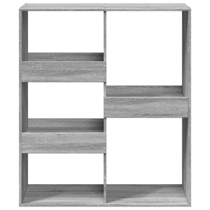 Βιβλιοθήκη/Διαχωριστικό Χώρου Γκρι 100x33x115 εκ. Επεξ. Ξύλο