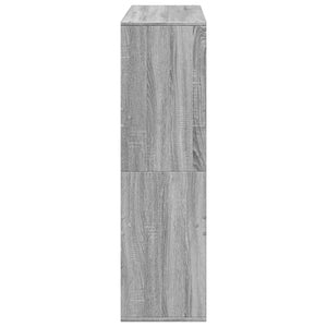 Βιβλιοθήκη/Διαχωριστικό Χώρου Γκρι 100x33x115 εκ. Επεξ. Ξύλο