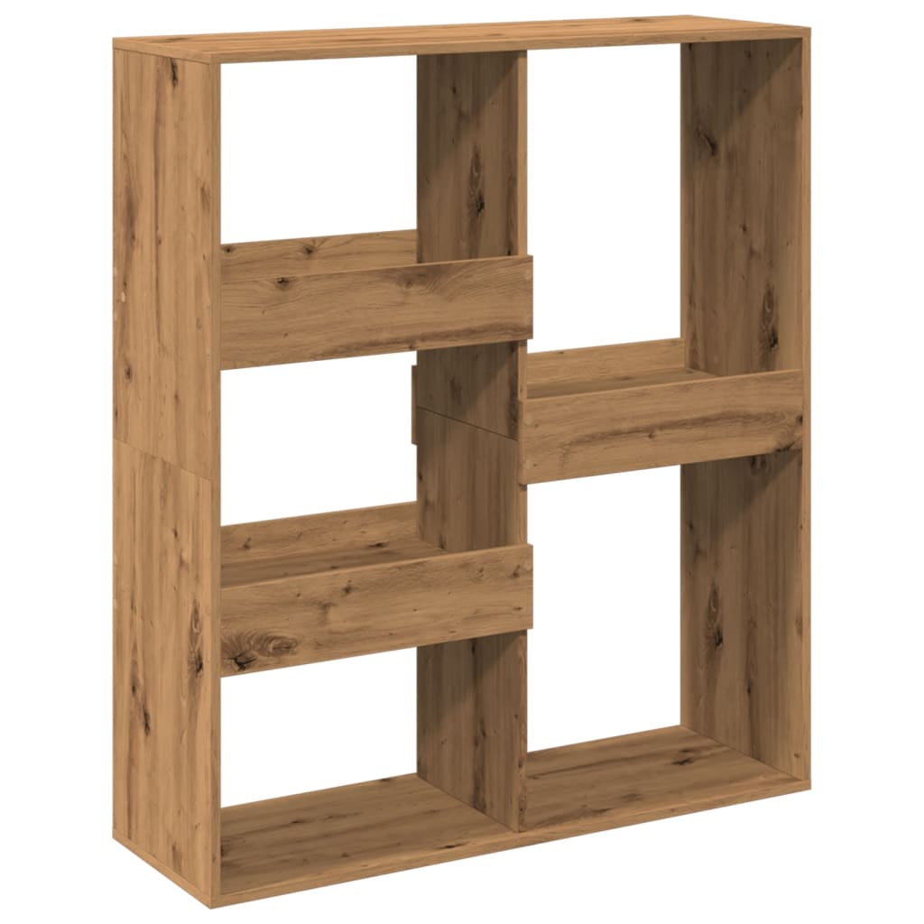 Βιβλιοθήκη/Διαχωριστικό Χώρου Δρυς 100x33x115 εκ. Επεξ. Ξύλο