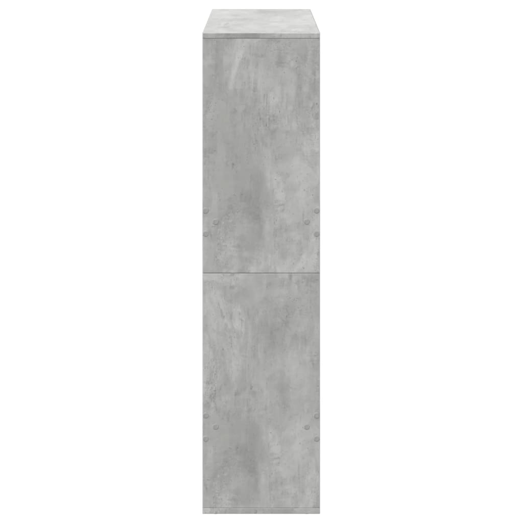 Βιβλιοθήκη/Διαχωριστικό Χώρου Γκρι 100x33x135 εκ. Επεξ. Ξύλο