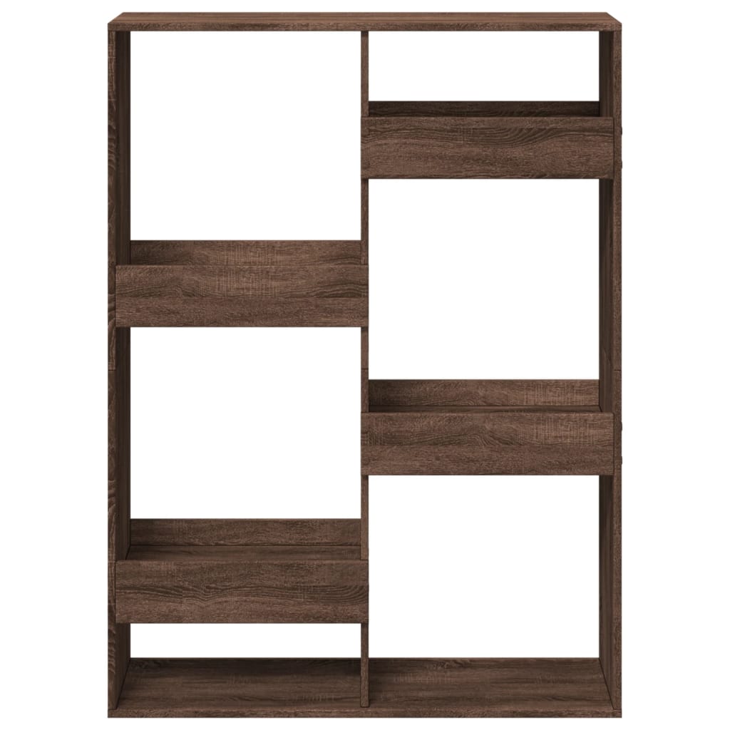 Βιβλιοθήκη/Διαχωριστικό Χώρου Δρυς 100x33x135 εκ. Επεξ. Ξύλο