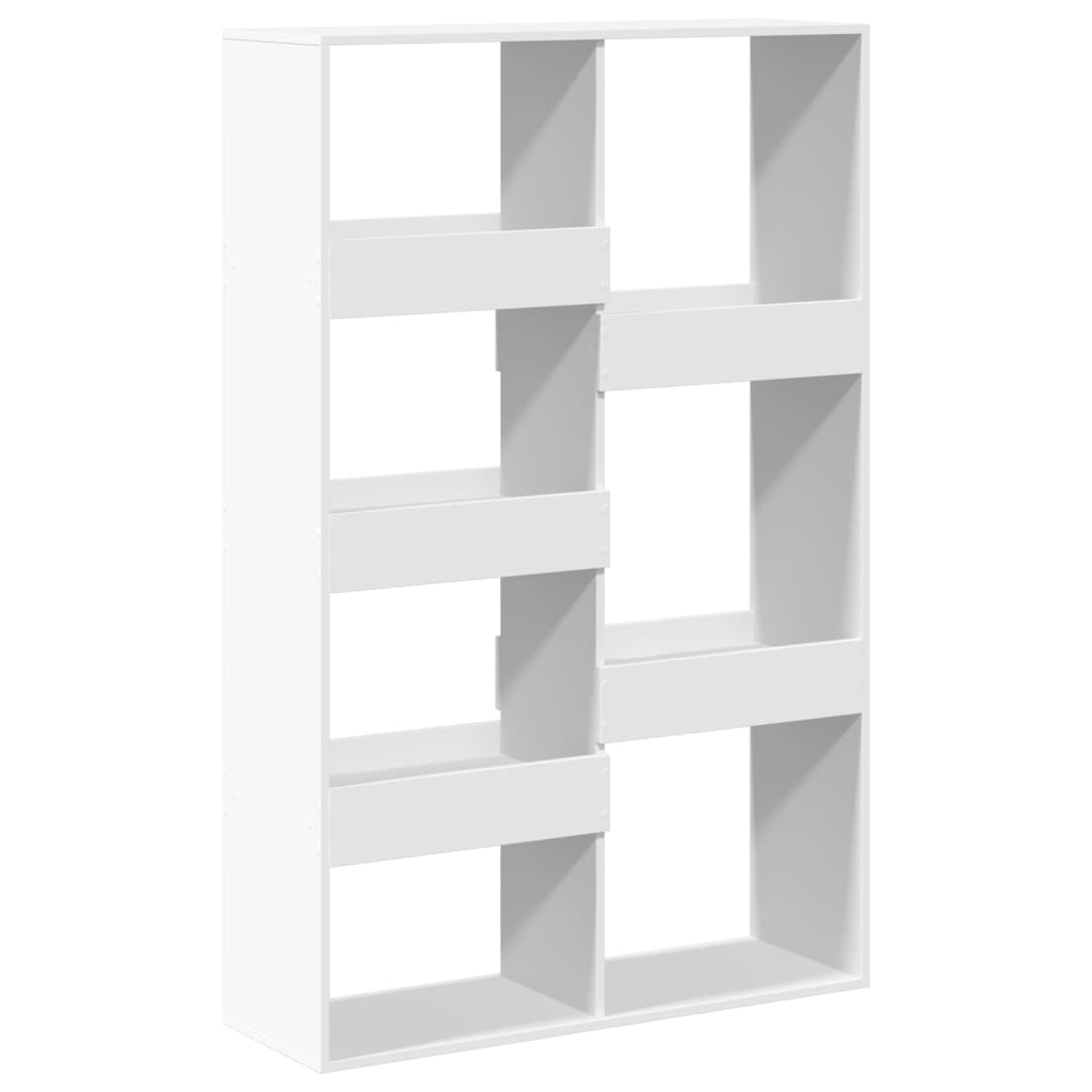 Βιβλιοθήκη/Διαχωριστικό Χώρου Λευκό 100x33x155,5 εκ. Επεξ. Ξύλο