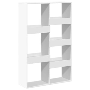 Βιβλιοθήκη/Διαχωριστικό Χώρου Λευκό 100x33x155,5 εκ. Επεξ. Ξύλο
