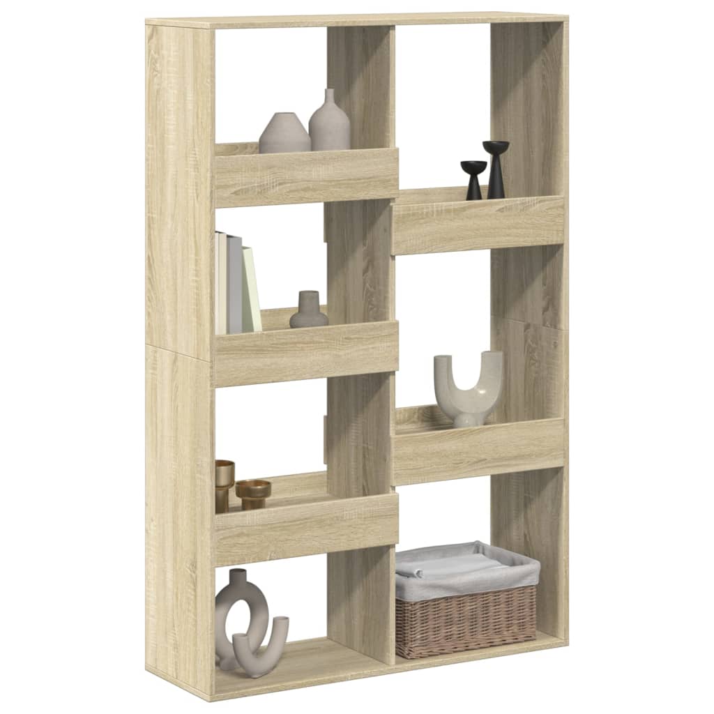 Βιβλιοθήκη/Διαχωριστικό Χώρου Δρυς 100x33x155,5 εκ. Επεξ. Ξύλο