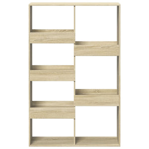 Βιβλιοθήκη/Διαχωριστικό Χώρου Δρυς 100x33x155,5 εκ. Επεξ. Ξύλο