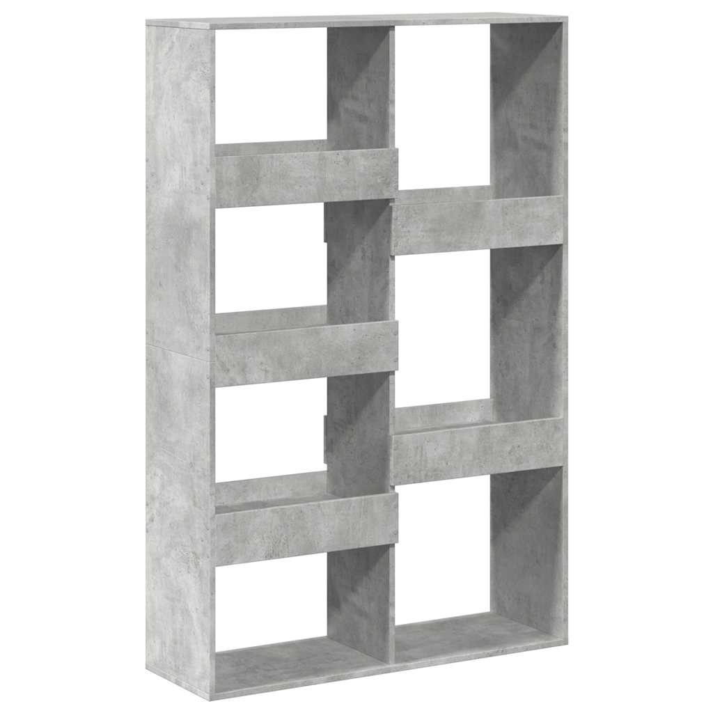 Βιβλιοθήκη/Διαχωριστικό Χώρου Γκρι 100x33x155,5 εκ. Επεξ. Ξύλο - Pakobazaar