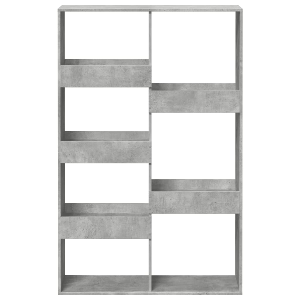 Βιβλιοθήκη/Διαχωριστικό Χώρου Γκρι 100x33x155,5 εκ. Επεξ. Ξύλο - Pakobazaar