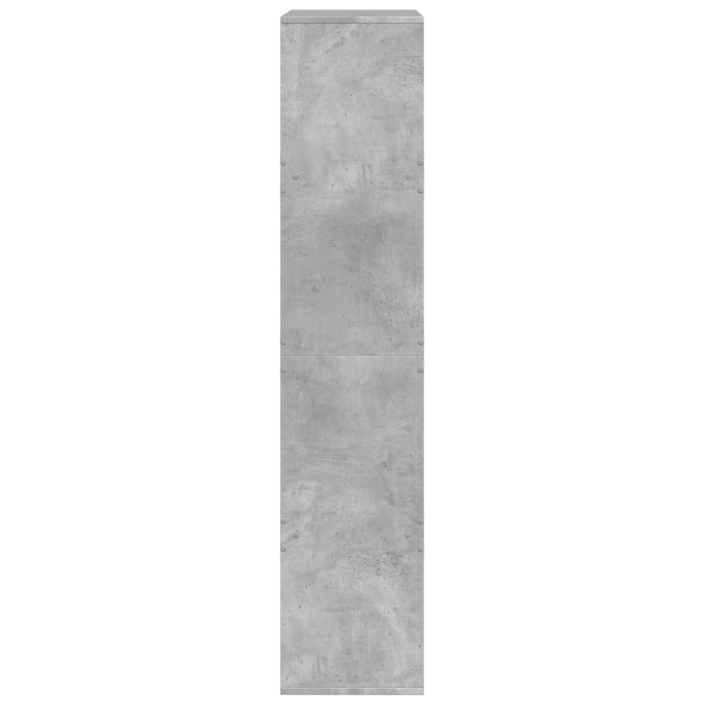 Βιβλιοθήκη/Διαχωριστικό Χώρου Γκρι 100x33x155,5 εκ. Επεξ. Ξύλο - Pakobazaar