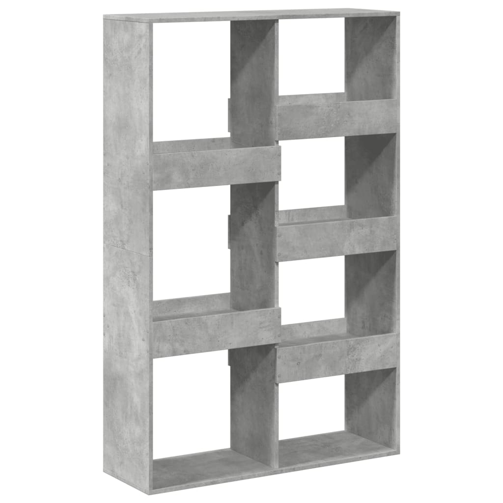 Βιβλιοθήκη/Διαχωριστικό Χώρου Γκρι 100x33x155,5 εκ. Επεξ. Ξύλο - Pakobazaar