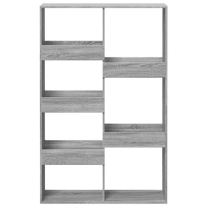 Βιβλιοθήκη/Διαχωριστικό Χώρου Γκρι 100x33x155,5 εκ. Επεξ. Ξύλο
