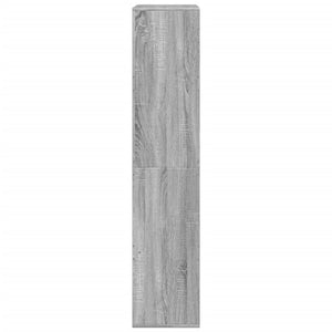 Βιβλιοθήκη/Διαχωριστικό Χώρου Γκρι 100x33x155,5 εκ. Επεξ. Ξύλο