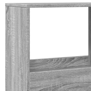 Βιβλιοθήκη/Διαχωριστικό Χώρου Γκρι 100x33x155,5 εκ. Επεξ. Ξύλο