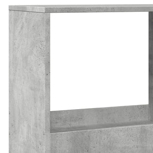 Βιβλιοθήκη/Διαχωριστικό Χώρου Γκρι 100x33x175 εκ. Επεξ. Ξύλο