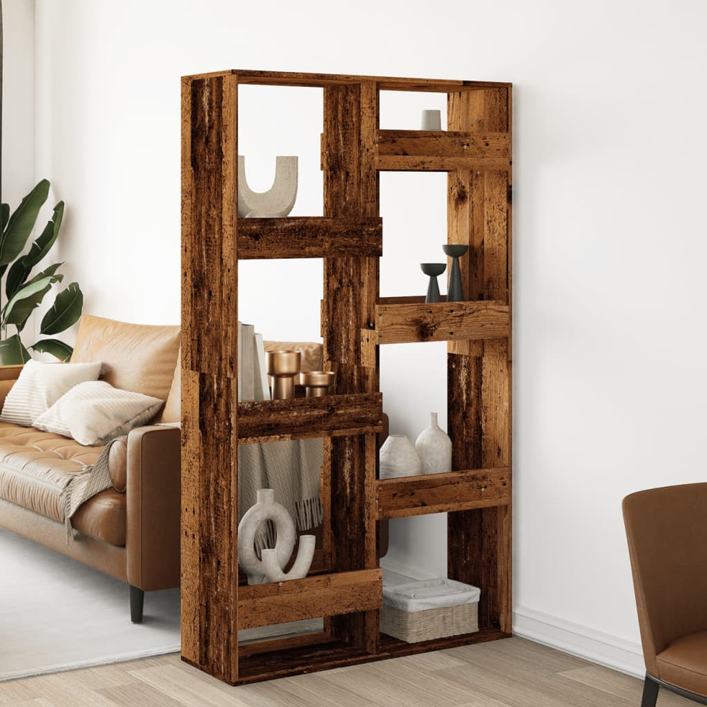 Βιβλιοθήκη/Διαχωριστικό Χώρου 100x33x175 εκ. Επεξ. Ξύλο