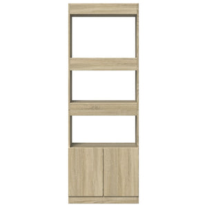 Ντουλάπι Sonoma Δρυς 63x33x180 εκ. από Επεξεργασμένο Ξύλο