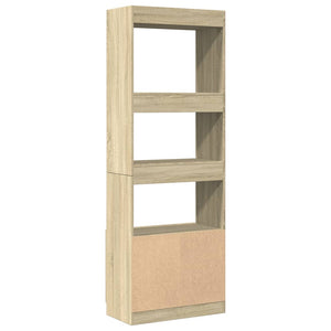 Ντουλάπι Sonoma Δρυς 63x33x180 εκ. από Επεξεργασμένο Ξύλο