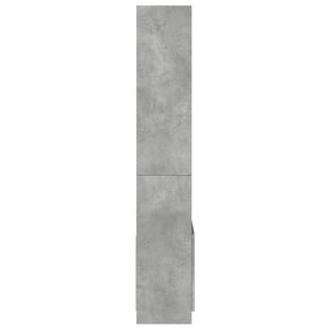 Ντουλάπι Γκρι Σκυρ. 63x33x180 εκ. από Επεξεργασμένο Ξύλο