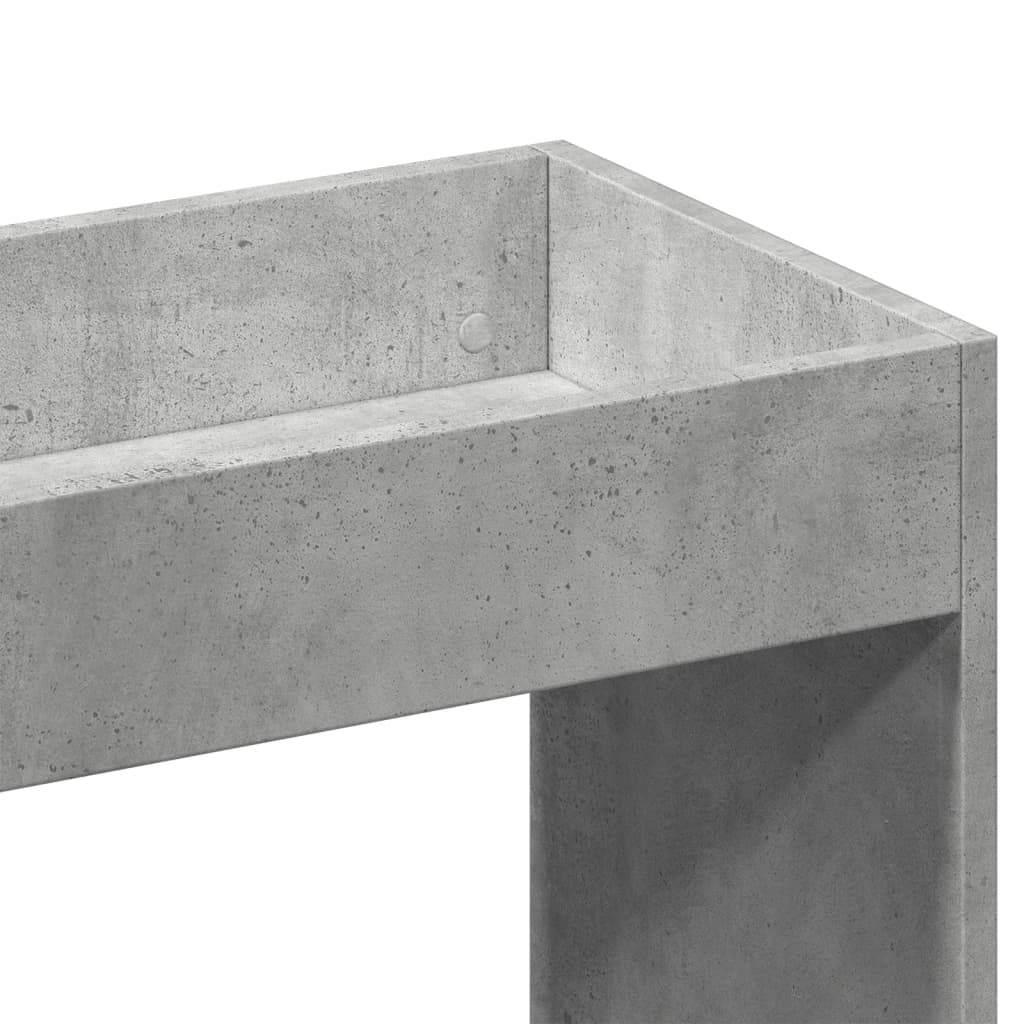 Ντουλάπι Γκρι Σκυρ. 63x33x180 εκ. από Επεξεργασμένο Ξύλο