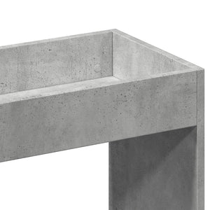 Ντουλάπι Γκρι Σκυρ. 63x33x180 εκ. από Επεξεργασμένο Ξύλο