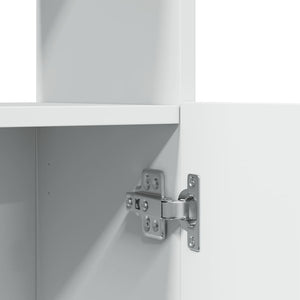 Ντουλάπι Λευκό 92x33x140 εκ. από Επεξεργασμένο Ξύλο