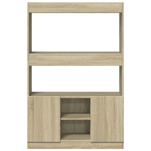 Ντουλάπι Sonoma δρυς 92x33x140 εκ. από Επεξεργασμένο Ξύλο