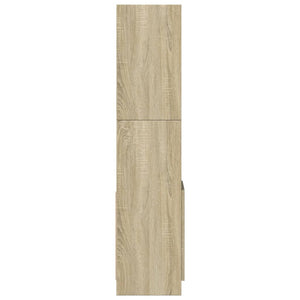 Ντουλάπι Sonoma δρυς 92x33x140 εκ. από Επεξεργασμένο Ξύλο