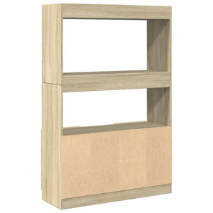 Ντουλάπι Sonoma δρυς 92x33x140 εκ. από Επεξεργασμένο Ξύλο