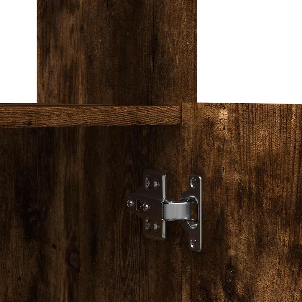 Ντουλάπι Καπνιστή Δρυς 92x33x140 εκ. από Επεξεργασμένο Ξύλο