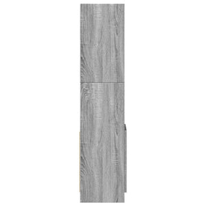 Ντουλάπι Γκρι Sonoma 92x33x140 εκ. από Επεξεργασμένο Ξύλο