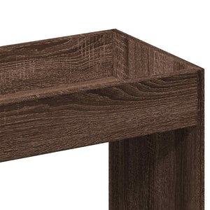 Ντουλάπι Καφέ Δρυς 92x33x140 εκ. από Επεξεργασμένο Ξύλο
