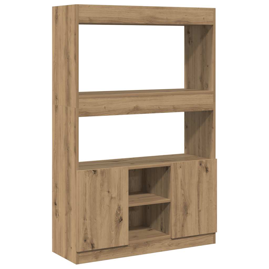 Ντουλάπι Αρτισιανή Δρυς 92x33x140 εκ. από Επεξεργασμένο Ξύλο