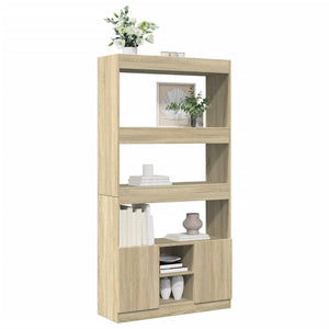 Ντουλάπι Sonoma Δρυς 92x33x180εκ. από Επεξεργασμένο Ξύλο
