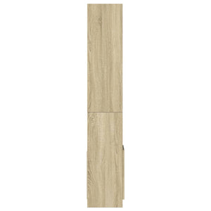 Ντουλάπι Sonoma Δρυς 92x33x180εκ. από Επεξεργασμένο Ξύλο