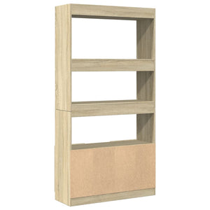 Ντουλάπι Sonoma Δρυς 92x33x180εκ. από Επεξεργασμένο Ξύλο
