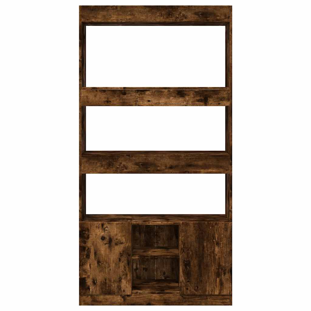 Ντουλάπι Καπνιστή Δρυς 92x33x180εκ. από Επεξεργασμένο Ξύλο