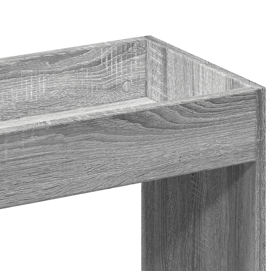 Ντουλάπι Γκρι Sonoma 92x33x180εκ. από Επεξεργασμένο Ξύλο